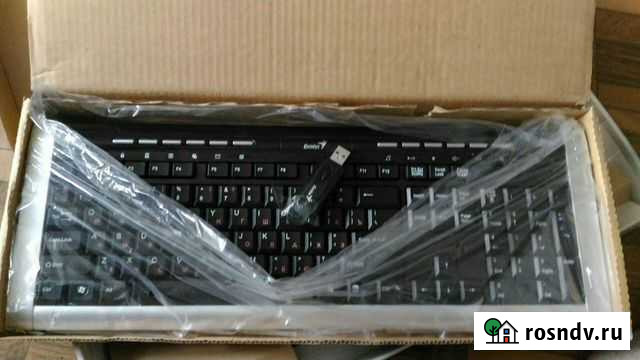 Клавиатура и мышь Genius беспроводная Набережные Челны - изображение 1