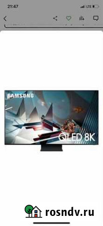 Ultra HD 8K Qled 65”Samsung QE65Q800TAU Новый Екатеринбург - изображение 1