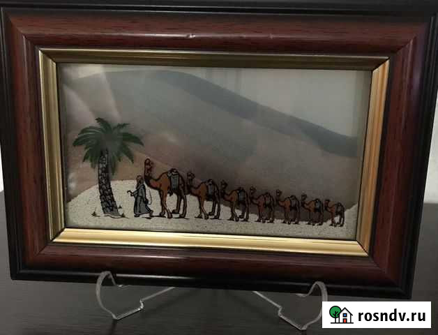 Картина с пересыпающимся песком Арабские Эмираты Нижневартовск - изображение 1