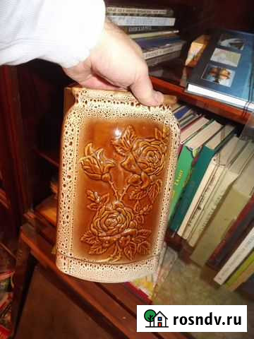 Ваза керамическая Розы СССР Заречный - изображение 1