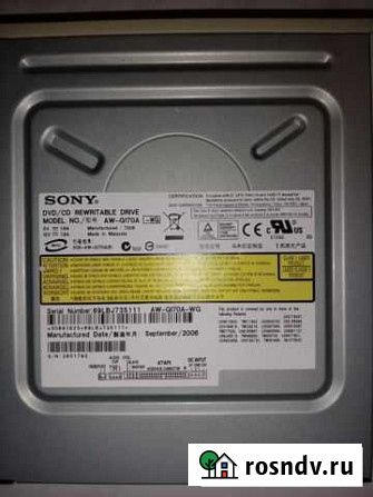 Привод dvdrw DVD RAM Sony AWG170A Череповец - изображение 1