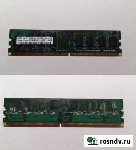 Samsung 512MBx2 1rx8 PC2-6400U-666-12-ZZ Москва - изображение 1