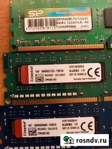 Оперативная память ddr3 4 gb 1333 Омск - изображение 1