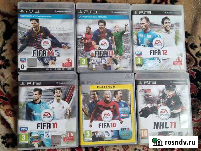 Игры для PS 3 fifa 10,11,12,13,14 и NHL 11 Уфа - изображение 1
