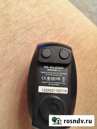 Переходник с midi на usb M-audio midi Sport 1x1 Белгород - изображение 1