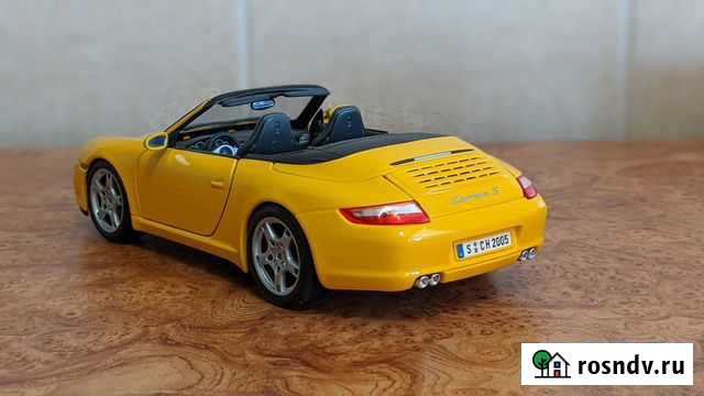 1 18 Maisto Porsche 997 Carrera Cabrio Омск - изображение 1