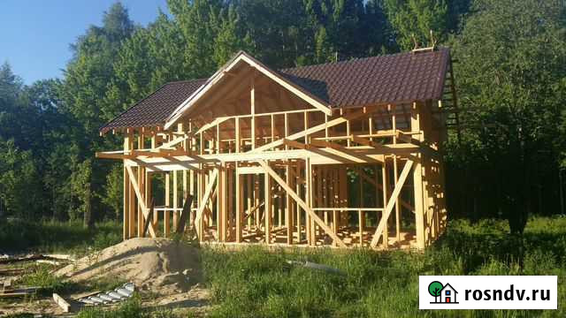 Комплект стоечного каркаса 6х10 м. в полтора этажа Петрозаводск - изображение 1