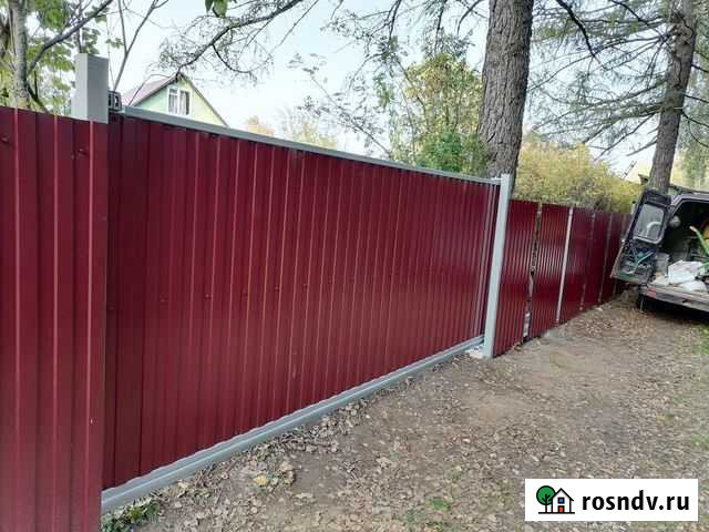 Откатные ворота, заборы, рабица Тула - изображение 1