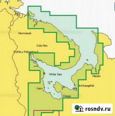 Карта глубин 52XG Россия + 5G874S Белое море Петрозаводск - изображение 1