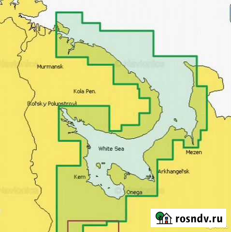 Карта глубин 52XG Россия + 5G874S Белое море Петрозаводск - изображение 1