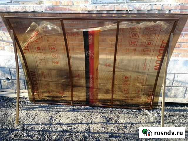 Козырёк из лексана160x100 260х60 Владикавказ - изображение 1