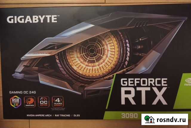 Видеокарта RTX 3090 gigabyte gaming oc 24gb REV1.0 Москва - изображение 1