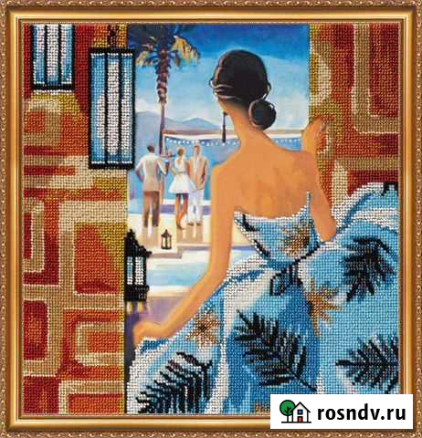 Набор для вышивания бисером Окно в Рио 30х30 новый Мурино - изображение 1