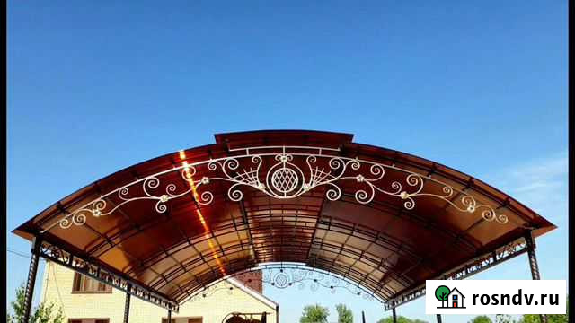 Ковка навес перила Грозный - изображение 1