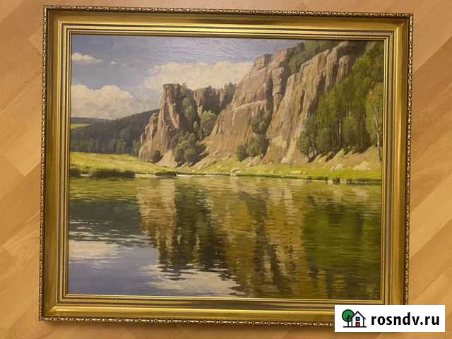 Картина маслом на холсте пейзаж Авдон - изображение 1