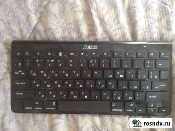 Клавиатура блютуз jetaccess SlimLine K9 BT Дубовка
