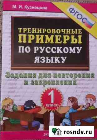 Тренеровачные примеры по русскому языку 1 класс Волгоград