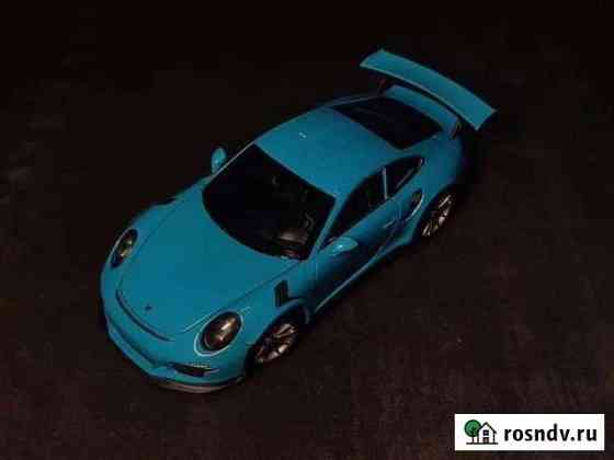 Porsche 911 GT3 RS в масштабе 1:24 от Welly Тольятти