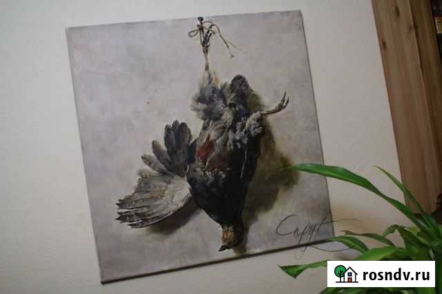 Холст масло 70х70 Санкт-Петербург - изображение 1