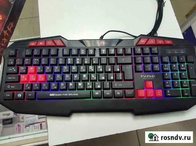 Игровая клавиатура Marvo K602 с подсветкой Иркутск - изображение 1