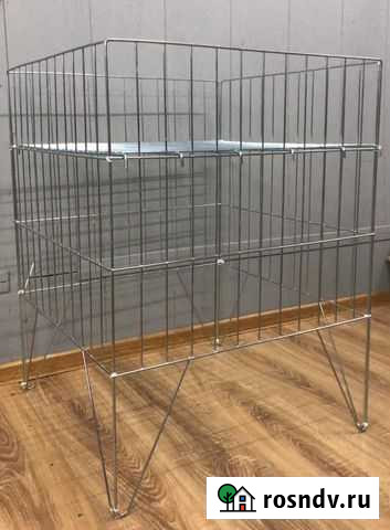 Корзина для распродаж 600x600 light, цинк-хром Октябрьский - изображение 1