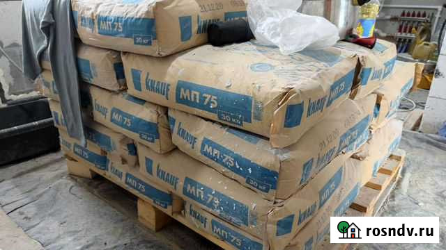 Штукатурка гипсовая мп75 Липецк - изображение 1