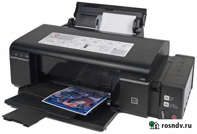 Струйный снпч принтер Epson L800 Салават - изображение 1