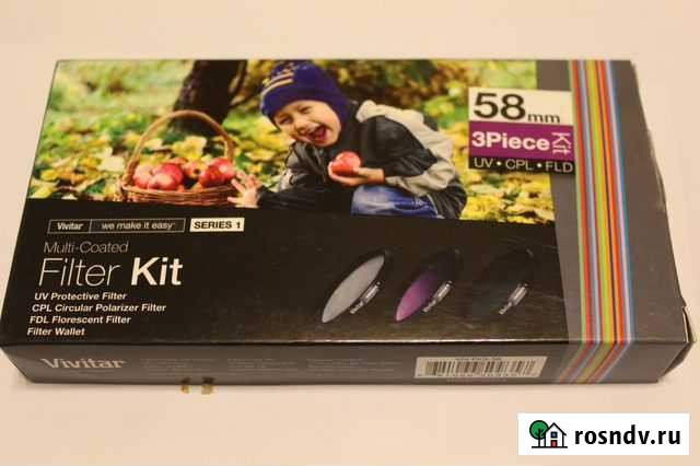 Vivitar 3 Piece Filter Kit Вихоревка - изображение 1