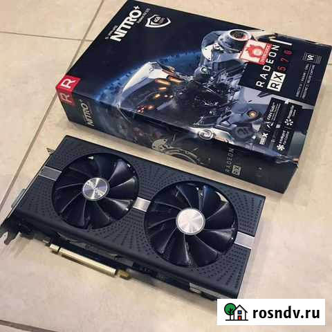 Видеокарта rx 570 nitro + 4gb Северодвинск - изображение 1