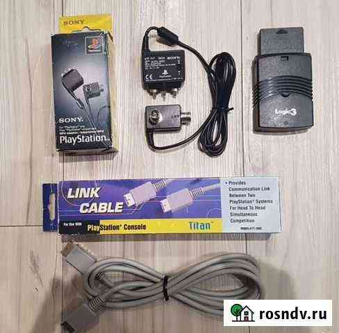 PS1 - PS2: CunCon пистолет, RF модулятор, Link Cab Новосибирск