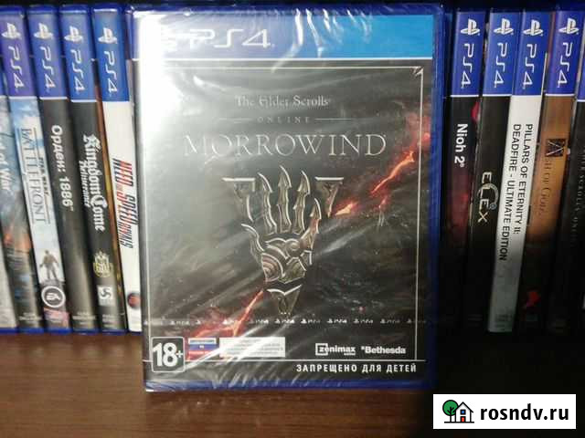 Ps4-TES-online-morrowind(запечатанный) Мурманск - изображение 1
