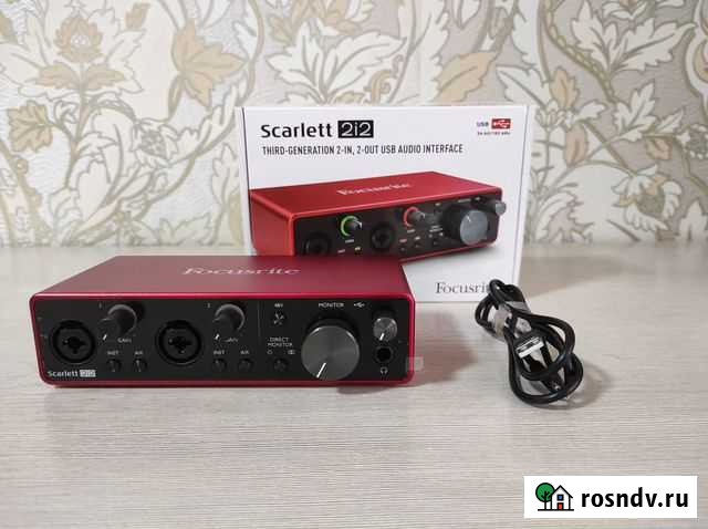 Focusrite Scarlett 2i2 3rd Gen Иркутск - изображение 1