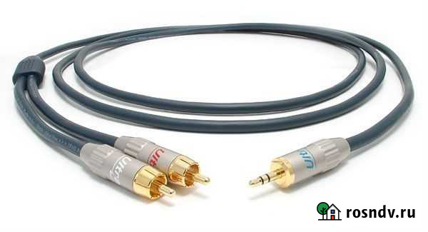 3 провода mini Jack - 2rca Бийск - изображение 1