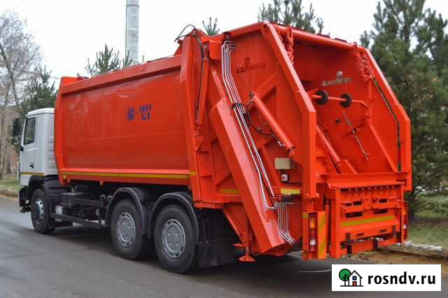 Мусоровоз ко-427-90 на шасси маз-6312 Благовещенск - изображение 1