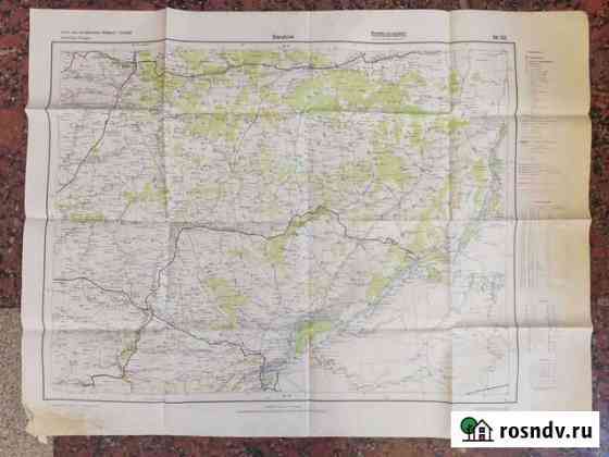 Карта Саратов немецкая 1939 год Воронеж