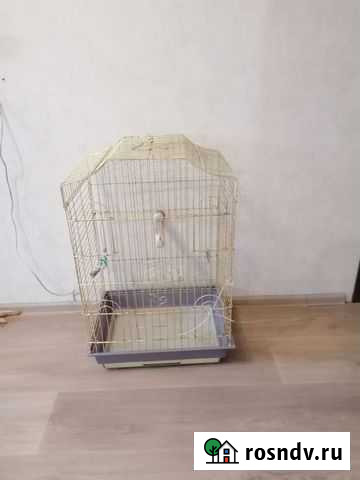 Клетка для среднего попугая Хабаровск - изображение 1