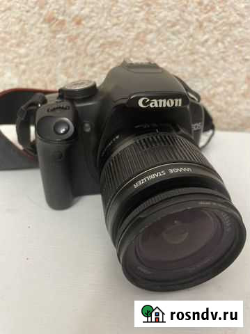 Зеркальный фотоаппарат Canon 500D +EF-S 18-55mm Тюмень - изображение 1