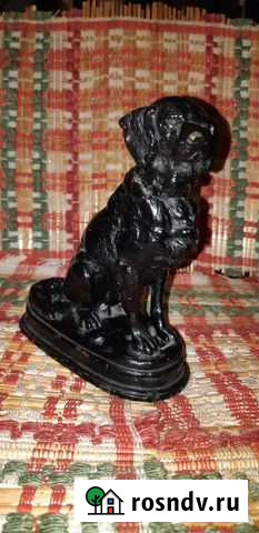 Статуэтка собака из чугуна Маслова Пристань - изображение 1