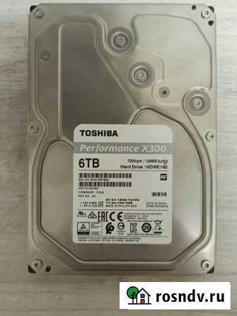 Жесткий диск Toshiba X300 (hdwe160uzsva) Междуреченск - изображение 1
