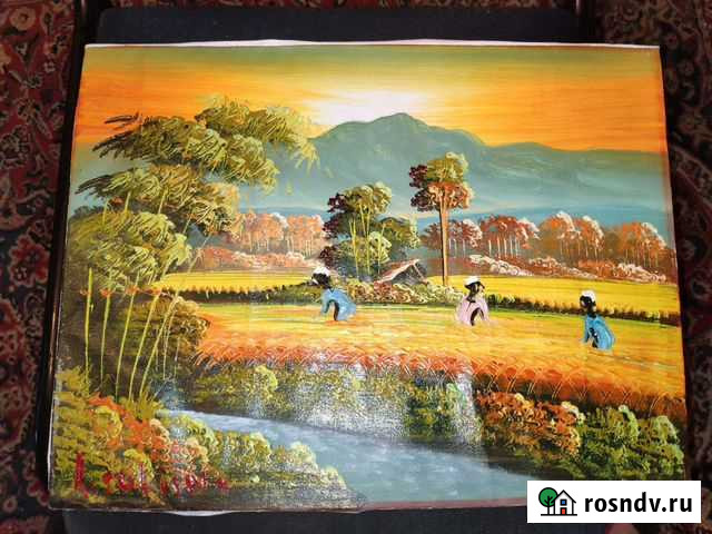 Картина масло, холст Асбест - изображение 1