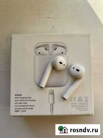 Наушники apple AirPods оригинал Иркутск - изображение 1