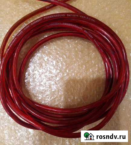 Кабель силовой для усилителя 8ga медный Кострома - изображение 1