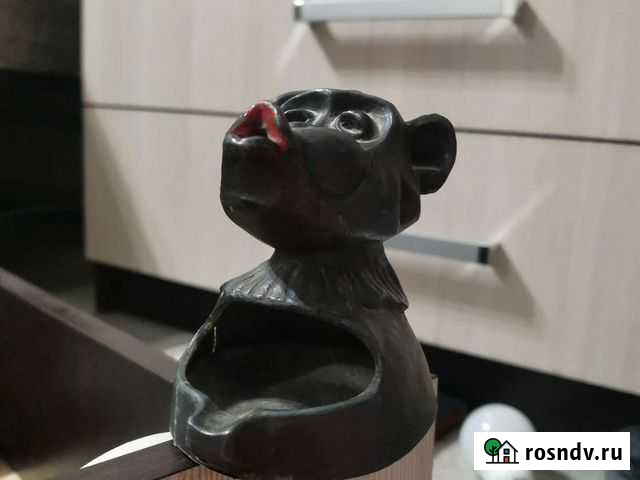 Пепельница СССР Курящая обезьяна Самара - изображение 1