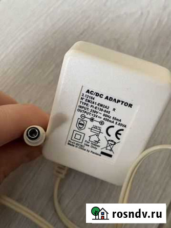Блок питания 13v 450mA 5.85VA рабочий Челябинск - изображение 1