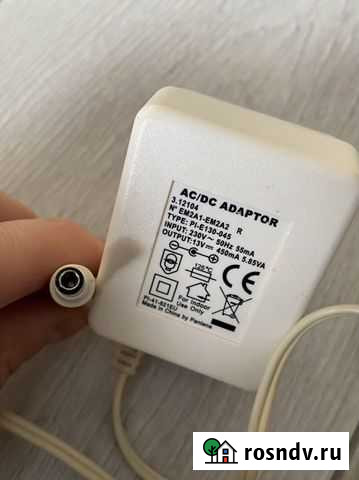 Блок питания 13v 450mA 5.85VA рабочий Челябинск - изображение 1