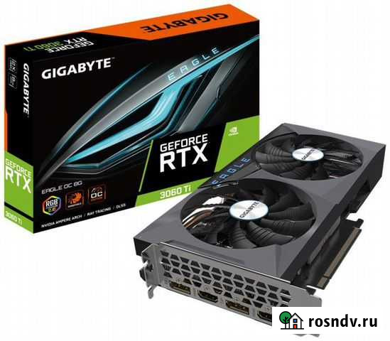 Gigabyte 3060ti Eagle 8g LHR Калининград - изображение 1