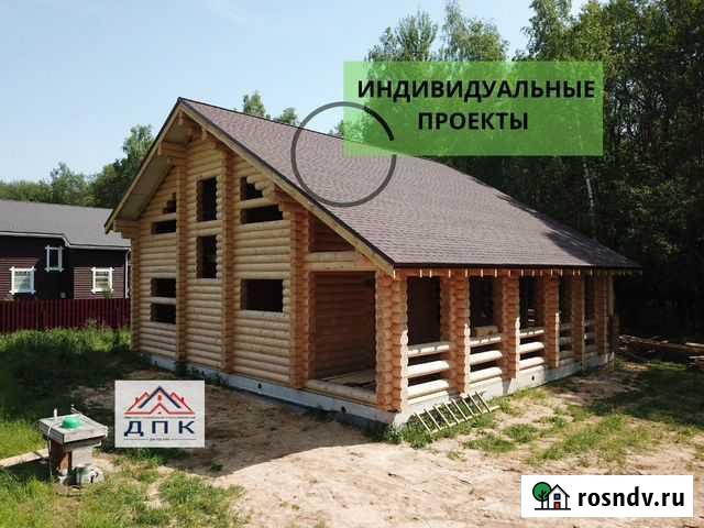 Дом из бревна оцилиндрованного по проекту Марсель Тольятти - изображение 1