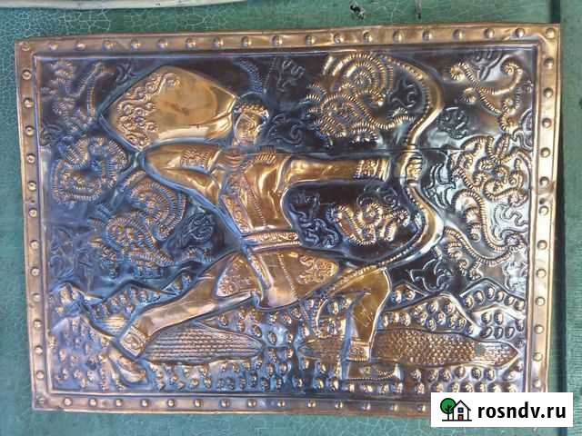 Картина медная чеканка Шимановск - изображение 1