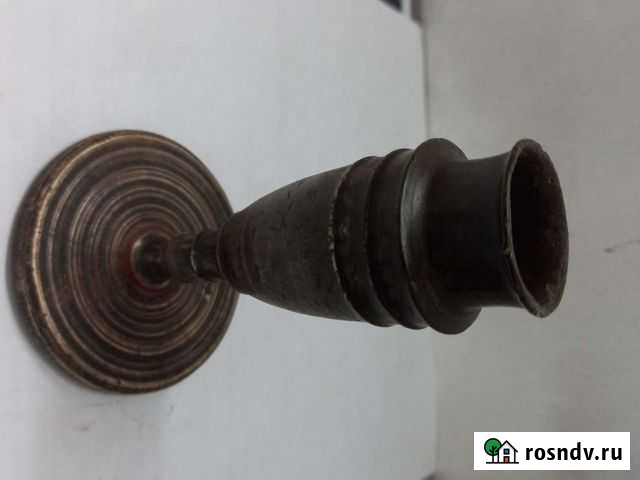 Бронзовый подсвечник старинный Заводоуковск - изображение 1