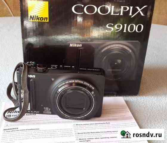 Фотоаппарат Nikon Coolpix S9100 Black Первоуральск